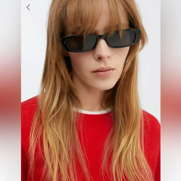 MANGO RED WOOL PERKINS-NECK SWEATER SIZE M - Picture 5 of 11